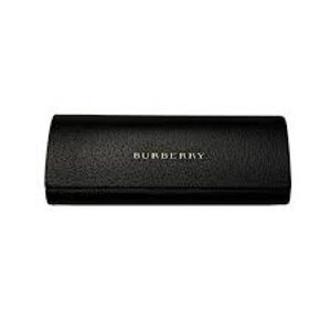 Burberry Black Sunglasses Hardcover Case with Silver Logo. Unisex